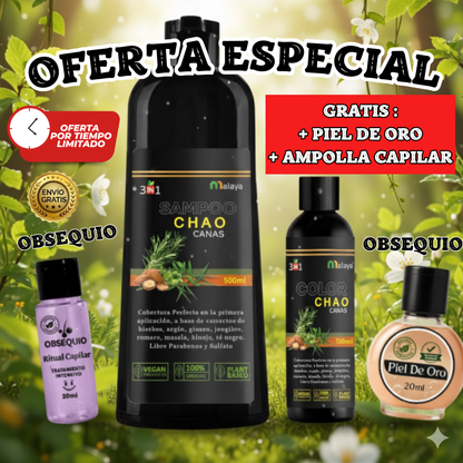 Chao Canas + Ampolla + Piel de Oro: Resultados Visibles