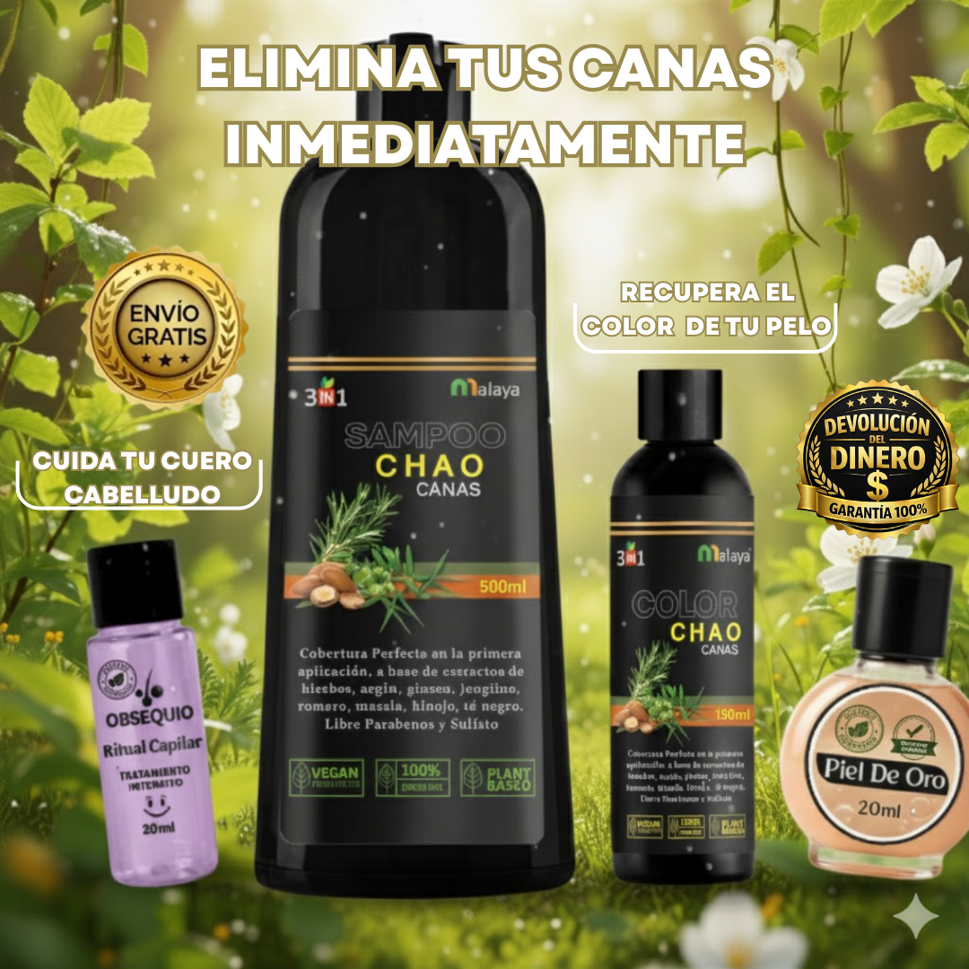 Chao Canas + Ampolla + Piel de Oro: Resultados Visibles